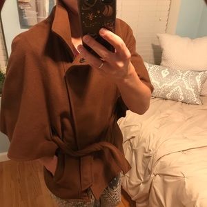 New York and Company XS brown cape/ jacket